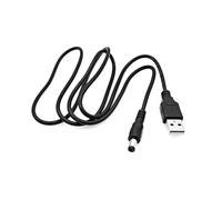 JZK 1M 5V 2A Câble d'alimentation USB vers CC prise 5.5 x 2.1 mm, cordon chargeur pour haut-parleur Bluetooth, pour Minirig 3, pour support vertical ventilateur pour Xbox 360 Slim console