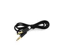 JZK 1M Câble auxiliaire 3,5 mm, câble adaptateur jack stéréo 3,5 mm plaqué or, rallonge audio pour casque auxiliaire pour iPod, pour iPhone, pour iPad, voiture, haut-parleur - Fil tressé en nylon