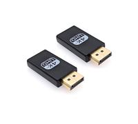 JZK 2 Pack Adaptateur pour DisplayPort vers HDMI, convertisseur pour DP mâle unidirectionnel plaqué 4K@60Hz vers HDMI Femelle pour Lenovo, pour Dell, pour HP, pour ASUS, pour AMD, Portable, HDTV