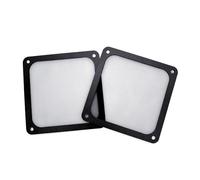 JZK 2 Pièces 120mm x 120mm Grille de Ventilation Filtre à poussière Couvercle de Ventilateur avec Cadre magnétique pour Ventilateurs de Refroidissement d'ordinateur pc, alimentations, imprimantes 3D