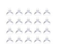 JZK 20 pièces Clips de Ventouse d'aquarium pour Tube d'air d'aquarium de 4 à 6 mm, Suceur de Tuyau d'air d'aquarium, Tube de Compagnie aérienne, Pince de Support de Tuyau d'air Transparent