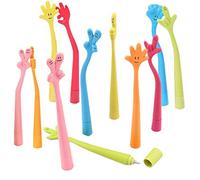 JZK 25 x Nouveauté Stylo à Bille Doigt Stylos Rigolos Drôle pour Gamins Enfants Fête des Faveurs Cadeau de Fête pour Garçon Fille