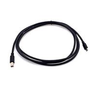 JZK 2M Câble USB-C vers USB-B, Câble Type C vers USB 2.0 MIDI & Imprimante | Pour MacBook Pro Air, pour iPad Pro, pour Piano Numérique Yamaha Casio, Clavier MIDI, Contrôleur DJ, Noir