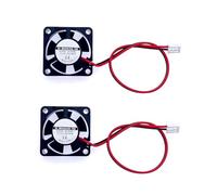 JZK 2pcs 30x30x10 mm DC 12V 30mm Mini ventilateur refroidissement silencieux 2 pin avec fils 3010 petit ventilateur CC sans balais 3cm pour imprimante 3D, ventilateur dissipateur thermique