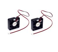 JZK 2PCS 50x50x15mm DC 12V mini ventilateur de refroidissement 50mm avec fils à 2 broches, 6700 tr/min, 0.12A, DC sans balais 5cm pour le refroidissement ou la ventilation, ventilateur d'imprimante 3D