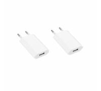JZK 2PCS 5V 1A Alimentation, Prise de Charge USB pour iPhone, Chargeur USB pour Samsung, Adaptateur Secteur pour Xiaomi, pour Sony, pour LG, Lecteur MP3, Tablette, Appareil Photo