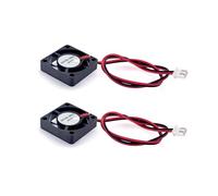 JZK 2PCS Mini Ventilateur Refroidissement DC12V 30x30x7mm avec 2broches, 9000tr/min 0.05A, 3007 DC Sans Balai 3cm pour Carte Développement, Carte Graphique, Imprimante 3D