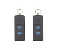 JZK 2PCS Porte-clés de Porte de Garage à Deux Boutons pour Hormann, télécommande de Porte de Garage à Bouton Bleu de Remplacement pour Hormann HSE2 HSE4 HSM4-868MHZ HSM 2/4