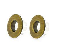 JZK 2X Anneau de trop-Plein de Rechange pour évier de Salle de Bain, trop-Plein en Laiton, Anneau Rond pour Cuisine et Salle de Bain