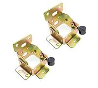 JZK 2x pieds de table pliants - Charnière de table pliante - Supports pliables pour table - Supports d'angle de pied de table pliables - Charnière pour pieds de chaise - Établi pliable