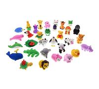 JZK 32x gommes animaux petite gomme jouet détachable pour enfants cadeau fête d'anniversaire bureau fournitures de papeterie scolaire