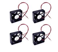 JZK 4PCS 50x50x15mm DC 24V Mini Ventilateur de Refroidissement 50mm avec 2 Pins Leads, 5500RPM, 0.04A, 5015 Petit Ventilateur DC Brushless 5cm pour Refroidissement ou Ventilation, Imprimante 3D