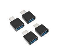 JZK 4X Adaptateur USB C vers USB A 3.0, convertisseur de connecteur Adaptateur OTG de Type C mâle vers A Femelle pour MacBook Pro, pour Samsung Galaxy, pour iPhone 15/16 séries, pour Huawei Mate