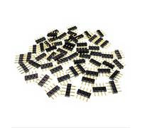 JZK 50 PCS LED connecteurs de bande 4 broches mâle à mâle adaptateur pour SMD 5050 3528 2835 RGB LED bande lumineuse, cuisine led bande lumières, led ruban lumières