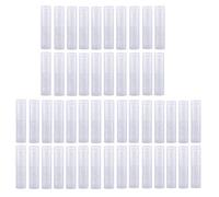 JZK 50 x Transparent Clair Baume à Lèvres en Plastique Contenants Vides Tubes de Baume à Lèvres Vides pour Baumes à Lèvres Fabriqués à Main ou Objet de Bricolage