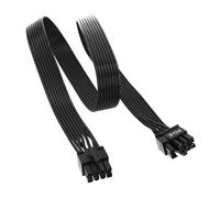JZK 60CM Câble d'alimentation GPU 8 Broches, câble mâle PSU 8 Broches vers mâle PCIe 6+2 Broches, Cordon d'alimentation Carte Graphique pour Corsair/Thermaltake/ARESGAME Alimentation modulaire