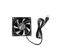JZK 80 x 80 x 25 mm DC 5 V USB Mini ventilateur 8025 silencieux 8025 pour imprimante 3D USB 8 cm 5 V