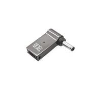 JZK Adaptateur USB-C Femelle vers DC 4,5x3,0mm Mâle pour Ordinateur Portable pour Dell, Câble Convertisseur de Charge 100W PD Compatible Type-C, Uniquement pour Chargeur USB-C PD 18V-20V, Noir