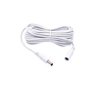 JZK Blanc 5m Câble d'extension barre lumineuse pour Philips Hue Play, cordon d'alimentation CC barre lumineuse pour Philips Hue Play 7820330U7 7820331U7 7820430U7 8718696170724 915005879201, lampe LED