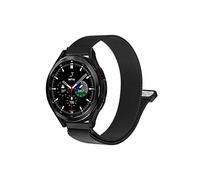 JZK Bracelet en métal de 20 mm compatible avec Samsung Galaxy Watch 4/Watch 4 Classic/Active2 40 mm 44 mm/Watch 3 41 mm/Gear S2 Classic, Milanese Loop Magnétique Bracelet