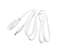 JZK Câble de charge USB de rechange de 1 m pour Lelo Gigi Sona Mona Hugo Loki F2S Bruno Lyla Hula LIV Enigma Soraya Sila Mia Nea Ina Elise Billy Lily Blanc 5 V Câble d'alimentation pour jouet de