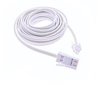 JZK Câble téléphonique BT mâle vers RJ11 mâle 6P2C - Câble téléphonique BT vers RJ11 - Rallonge de câble téléphonique BT vers RJ11 - Pour téléphone fixe britannique, modem de bureau