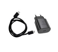 JZK Chargeur Rapide USB C 25 W pour Samsung Galaxy A55 A54 A53 A35 A33 A33 S23 S22 S21 S20, câble de Charge Ultra Rapide de Type C, Adaptateur de Voyage, Prise d'alimentation pour Smartphone