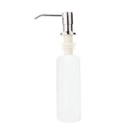 JZK Distributeur Savon pour évier Cuisine avec Bouteille 300ml Distributeur de Savon intégré en Acier Inoxydable brossé pour évier Cuisine, Distributeur de Liquide Vaisselle pour évier de Cuisine