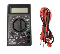 JZK DT-830D multimètre numérique Noir voltmètre/ampèremètre multimètre LCD numérique, AC DC/tiges avec diode