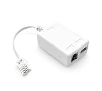 JZK Filtre ADSL avec câble de câble, répartiteur de microfiltre à large bande, répartiteur Internet et téléphone, prise BT vers prise RJ11/adaptateur de connecteur BT pour modem, routeur, télécopieur