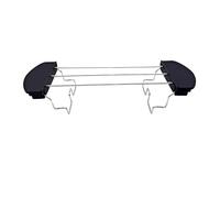 JZK Grille-pain à 2 tranches pour réchauffer les croissants, support pliable de rechange pour grille-pain, grille-pain, support à chignon pour toast
