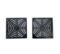 JZK Grilles Plastique PC avec Feuille Mousse pour Ventilateur 80x80mm, Filtre Poussière Boîtier 8cm, Couvercle Grille Refroidissement 80mm