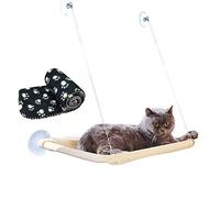 JZK Lit de fenêtre pour Chat - Hamac + Couverture pour Chat - Bain de Soleil - Lit pour Animal de Compagnie - Petit Chien, Lapin ou Autres Petits Animaux