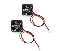 JZK Lot de 2 mini ventilateurs 30 x 30 x 10 mm à 2 broches DC 24 V silencieux avec câble, mini ventilateur 3010 sans balais DC 24 V pour imprimante 3D avec câble, dissipateur thermique