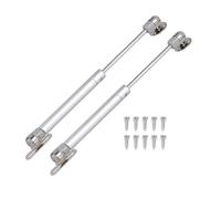 JZK Lot de 2 vérins hydrauliques à gaz 100 N pour porte battante lourde, support de couvercle à fermeture douce pour grand couvercle de boîte à jouets, porte de placard, coffre de rangement