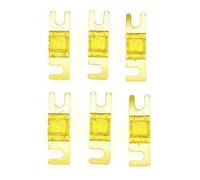 JZK Lot de 6 mini fusibles ANL 20 A pour systèmes audio vidéo automobiles et marins - Composants de fusibles électroniques essentiels