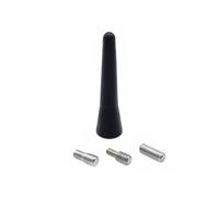 JZK Mini antenne d'antenne d'autoradio de 6.5 cm, mât d'antenne de Toit de Voiture de Remplacement Universel, Petits Accessoires d'antenne AM/FM Courts, avec 3 vis M4 M5 M6
