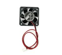 JZK Mini ventilateur 40 x 40 x 10 mm 2 broches DC 24 V avec câbles 4010 Petit ventilateur silencieux 40 mm 4 cm 24 V CC sans balais pour boîtier PC imprimante 3D avec câble et prise