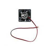JZK Mini ventilateur 40 x 40 x 20 mm 2 broches DC 5 V 4 cm connecteur 2 broches 4020 Petit ventilateur 40 mm 5 V sans balais DC pour boîtier PC imprimante 3D avec câbles