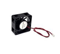 JZK Mini ventilateur de refroidissement silencieux 60 x 60 x 25 mm DC 5 V 60 mm avec 2 câbles à broches, 2800 tr/min, 0,11 A, roulement à billes 6025, petit ventilateur DC sans balais 6 cm pour