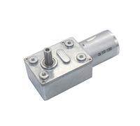 JZK Moteur électrique de réduction de moteur à engrenage à vis sans fin turbo à couple élevé réversible DC 12 V avec encodeur autobloquant fort (62 tr/min)