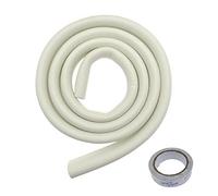 JZK Protection de bord en mousse blanc ivoire 2 m - Protection de sécurité pour bébé - Pour table, lit, bibliothèque, coin escalier