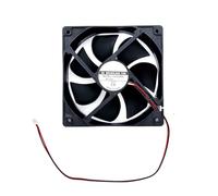 JZK Ventilateur de refroidissement DC 12 V 12 cm, ventilateur hydraulique à double roulement à billes 12025 à faible bruit, ventilateur sans balais de 120 mm pour machine à glace, chauffage