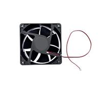 JZK Ventilateur de refroidissement sans balais 120 x 120 x 38 mm DC 12 V 12 cm avec fiche à 2 broches 0,3 A, 3000 tr/min, 12038 à roulement à billes DC 12038 pour sorbetière, radiateur soufflant