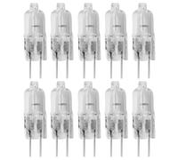 JZLBBC 10PC capsule transparente Ampoules halogènes G4 6V 10W basse tension Lampes halogènes G4 6V 15W 25W 35W pour microscopes ampoule 10W
