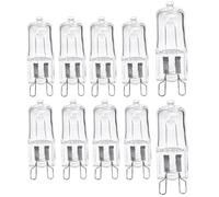 JZLBBC 10Pc G9 230V 20W 40W 60W Dimmable Ampoule Halogène G9 Lampe De Base À Broche Halogène Ampoule G9 Lampe Blanc Chaud,20W