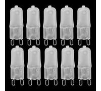 JZLBBC 10PCS Ampoules halogènes tungstène G9 40W 230V 60W Lampe halogène cristalline G9 25W 230V Lampe à capsule Blanc chaud 2700K Dimmable 60W