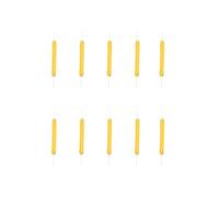 JZLBBC 10pcs Edison Ampoule LED Lampe de filament Pièces DC3V LED Chip LED String Lights Remplacement Filaments Incandescent Light Accessoires Diode pour la réparation ampoule Tubt，54MM,Green