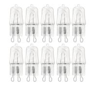 JZLBBC 10PCS G9 20W 230V Ampoule à capsule G9 230V 25W 40W 60W Ampoule halogène cristalline 2 broches Dimmable 2700K Blanc chaud 60W