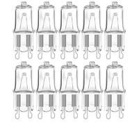 JZLBBC 10PCS G9 40W 230V Ampoules halogènes 2 broches G9 230V 60W Lampe à Capsule Transparente T4 JCD type Dimmable blanc chaud 40W